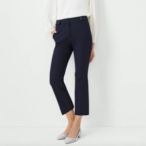 Ann Taylor Petites Navy Crop Kick Pants, 00